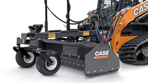 laser grade box for skid steer|skid steer laser grading box.